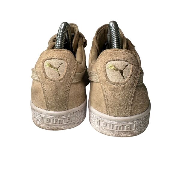 Puma Suede Classic XXI Sneakers Women's Size 8 Tan Skater Grunge Goth Activewear - Picture 2 of 8